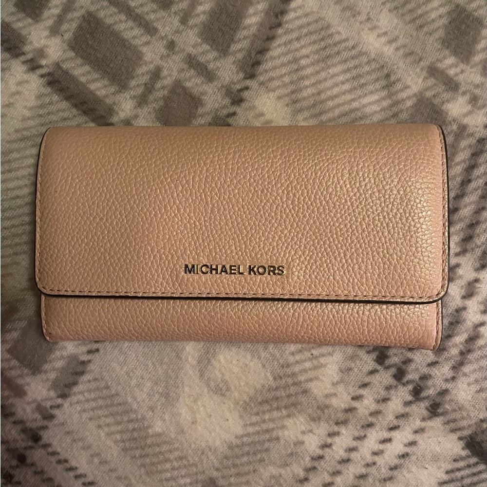 Michael Kors Wallet Leather- Light pink